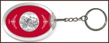 Mississippi State Quarter Keychain