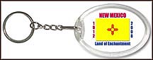 New Mexico State Quarter Keychain