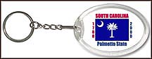 South Carolina State Quarter Keychain