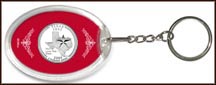 Texas State Quarter Keychain